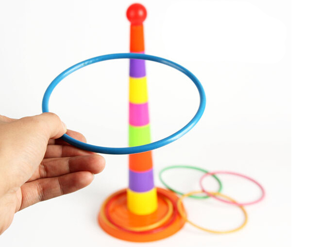 Colorful Outdoor Quoits Game for Shoot and Aim 